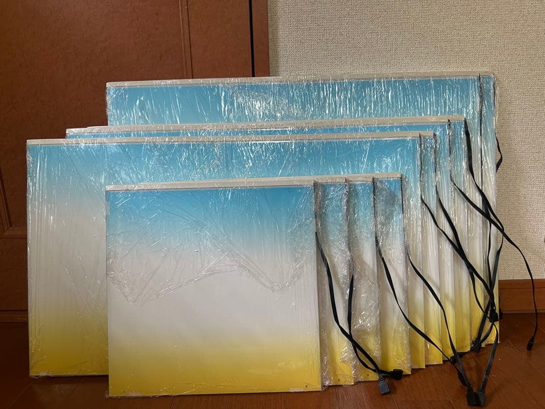 新品未使用　ライトスクリーン　アクアリウム　LED RGB 30cm×30cm