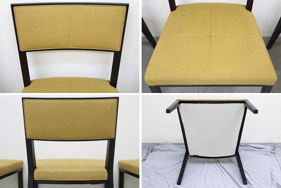 B②4脚セット 美品 TIME&STYLE ダイニングチェア 椅子 旭川家具