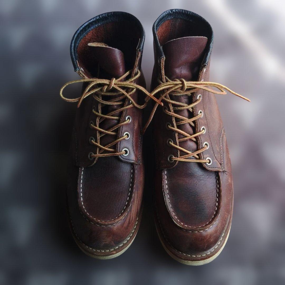 RED WING 廃盤8138 ブラウンレザーブーツ(US9/27cm)
