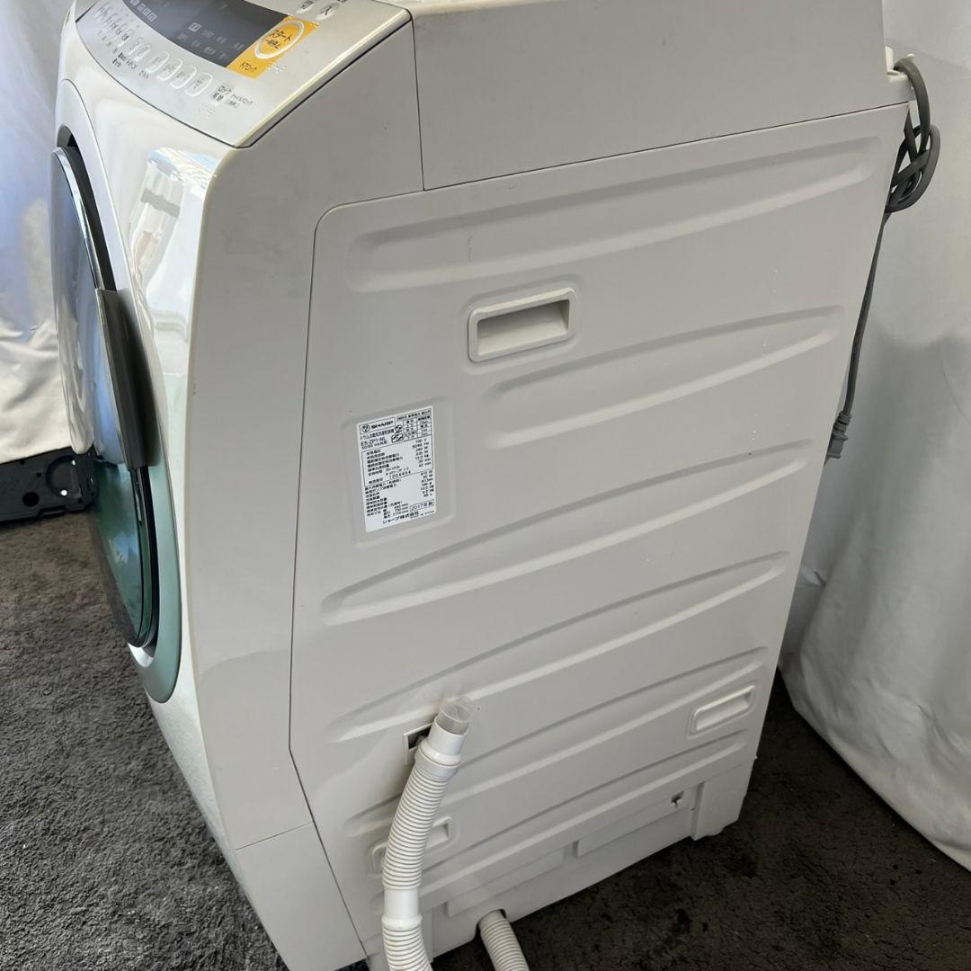 862　ドラム式洗濯機　シャープ 　10kg　乾燥　大容量　安い　中古　設置無料