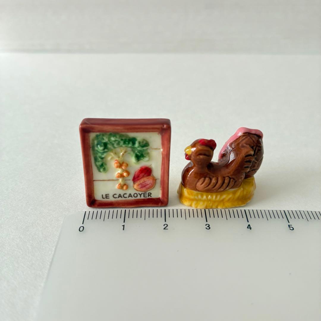 チョコレートにまつわるフェーヴシリーズ　　フランス雑貨　ミニチュア　陶器
