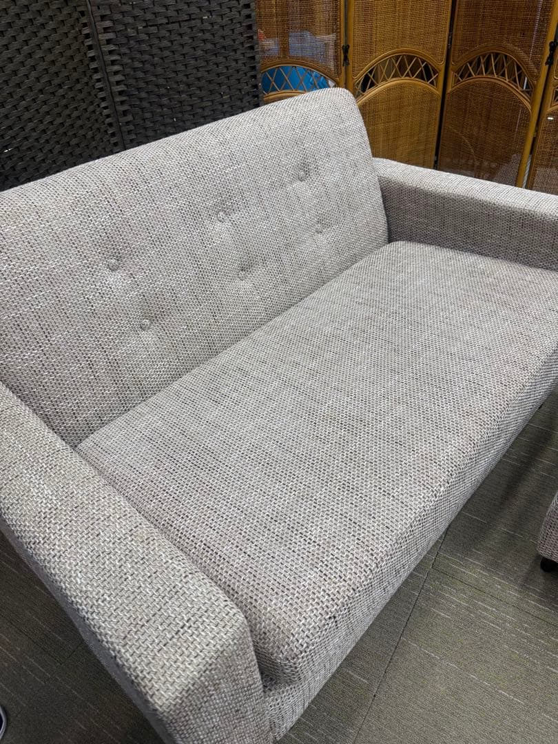 【美品】【洗浄消毒作業済】arne Himmel ヒンメル　2人掛けL字ソファ