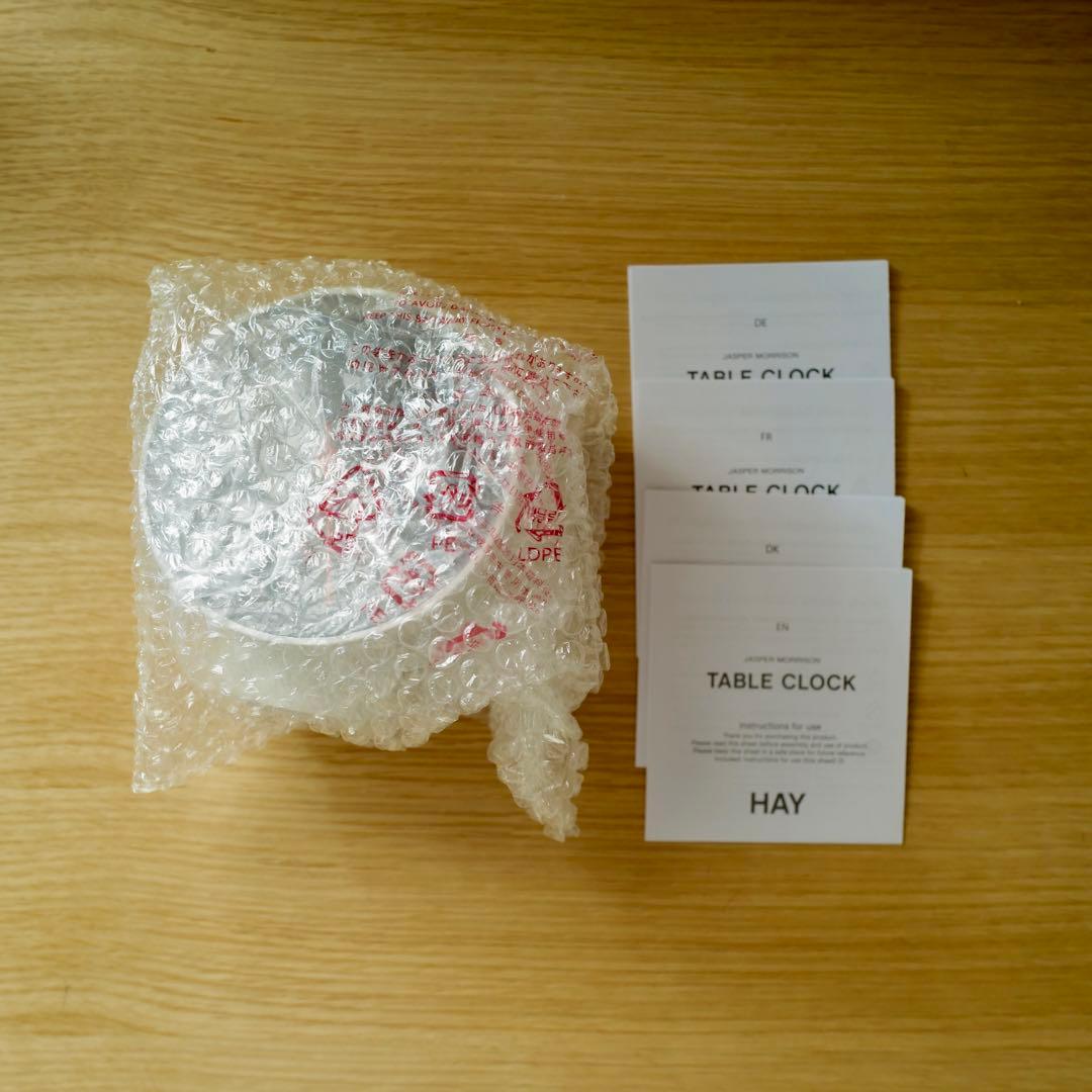 インテリア時計 HAY TABLE CLOCK BLACK