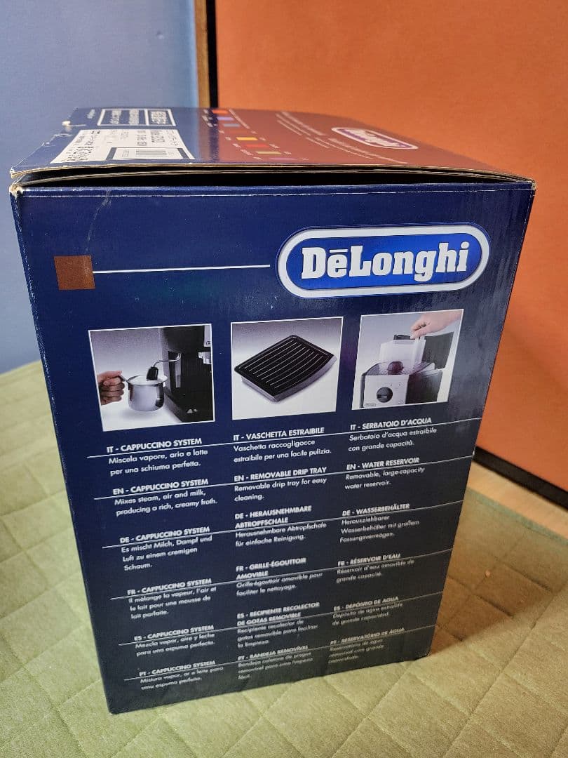 デロンギ エスプレッソ・カプチーノメーカー EC152J ブラック 新品