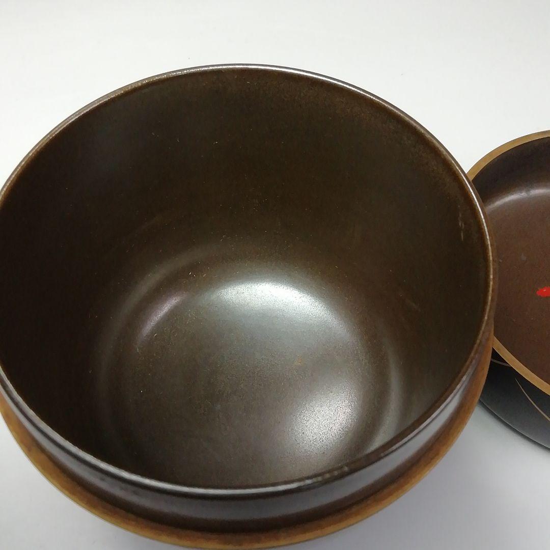 Ｓ５９４　棗　『秋草蒔絵』『稲井玉甫作』『表千家　堀之内宗完　極箱』　共箱