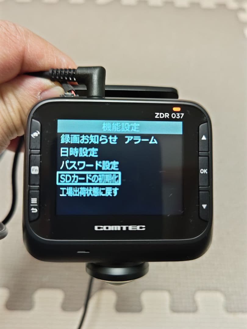 COMTEC ZDR 037 ドライブレコーダー配線付き
