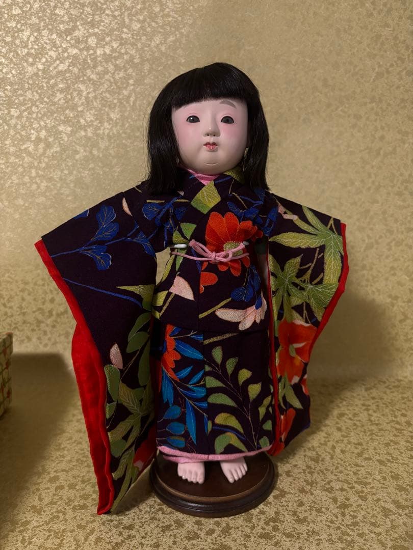 市松人形　抱き人形　３５cm