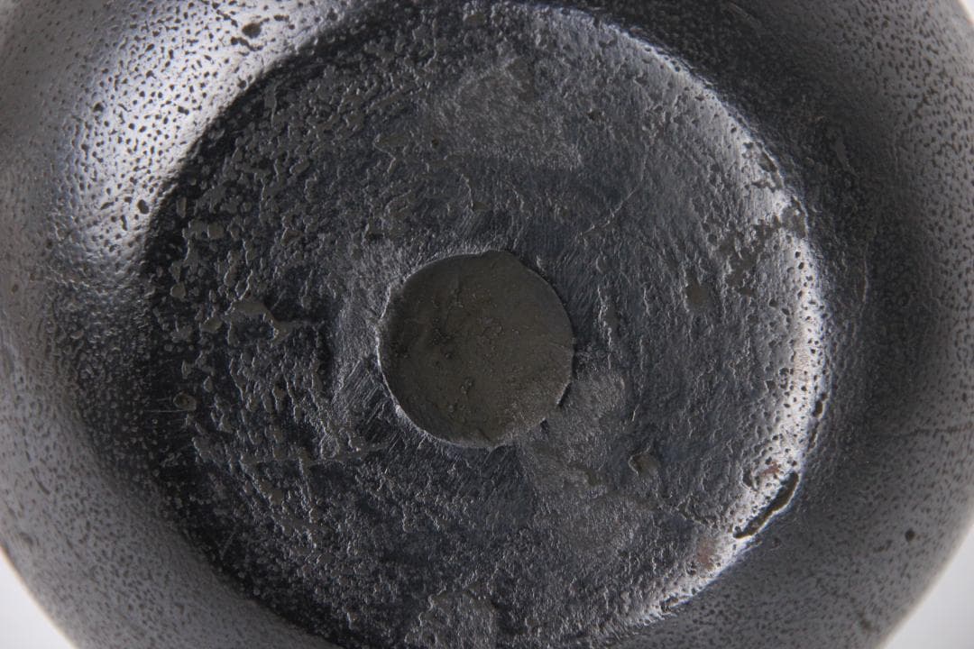 南部 保寿堂 銅蓋 銀口銀粒提手 1000ml 硬鉄 砂鉄 鉄瓶 FJ21-12