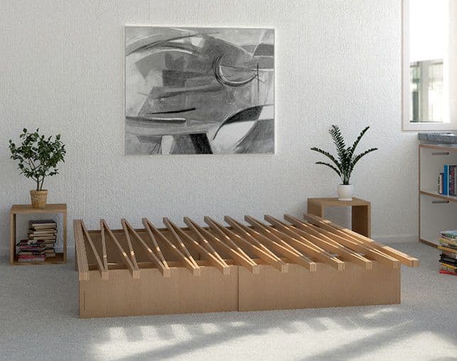 ※画像要確認　Tojo　トーヨー　ベッドフレーム V　すのこベッド