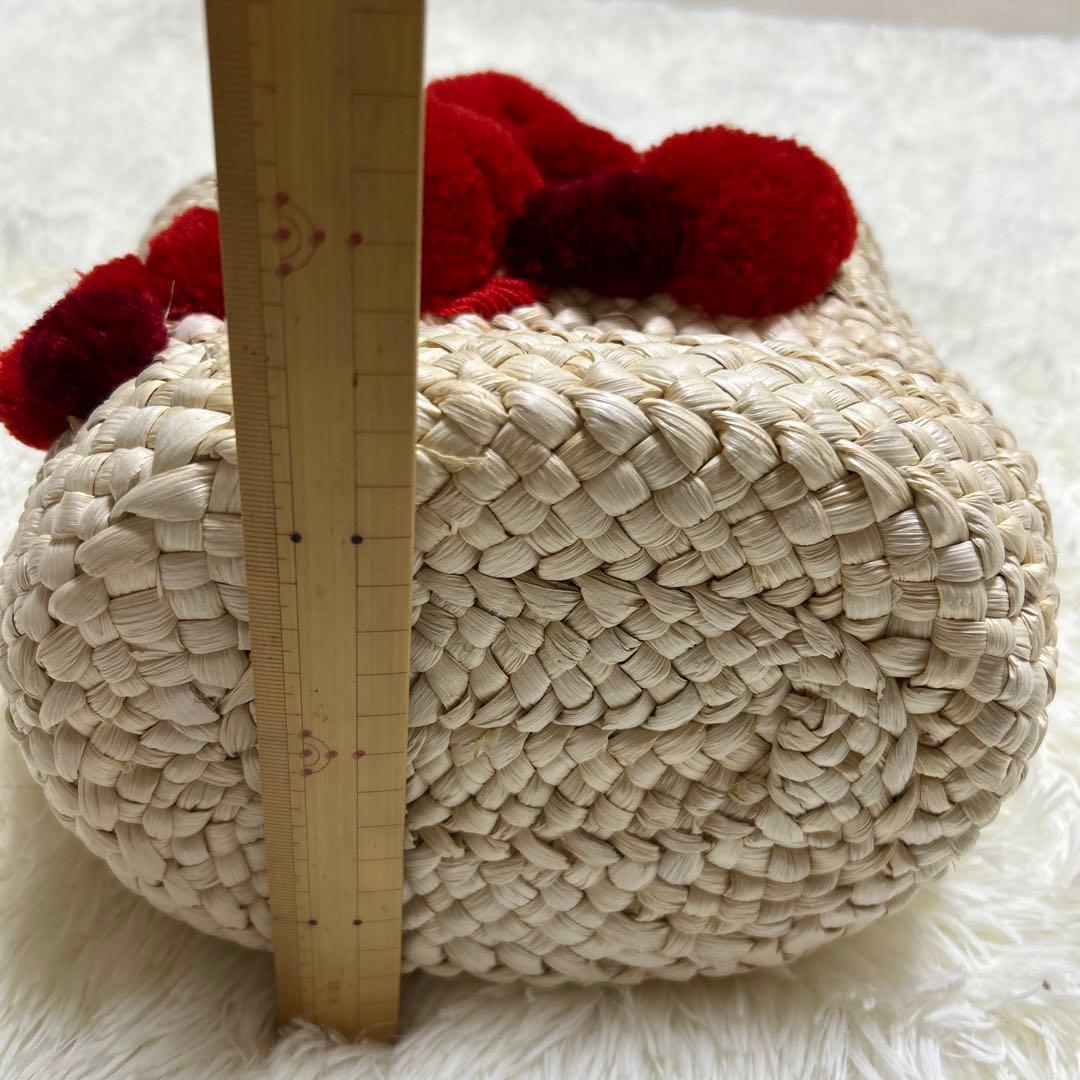 《ear PAPILLONNER》ロブスター刺繍のかごバッグ