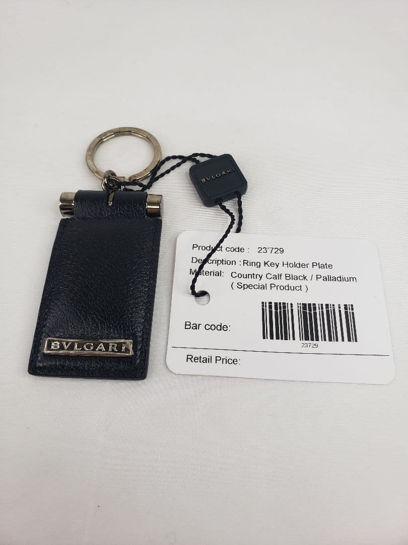 ［ブルガリ］キーホルダー　未使用品　保管での経年劣化有り