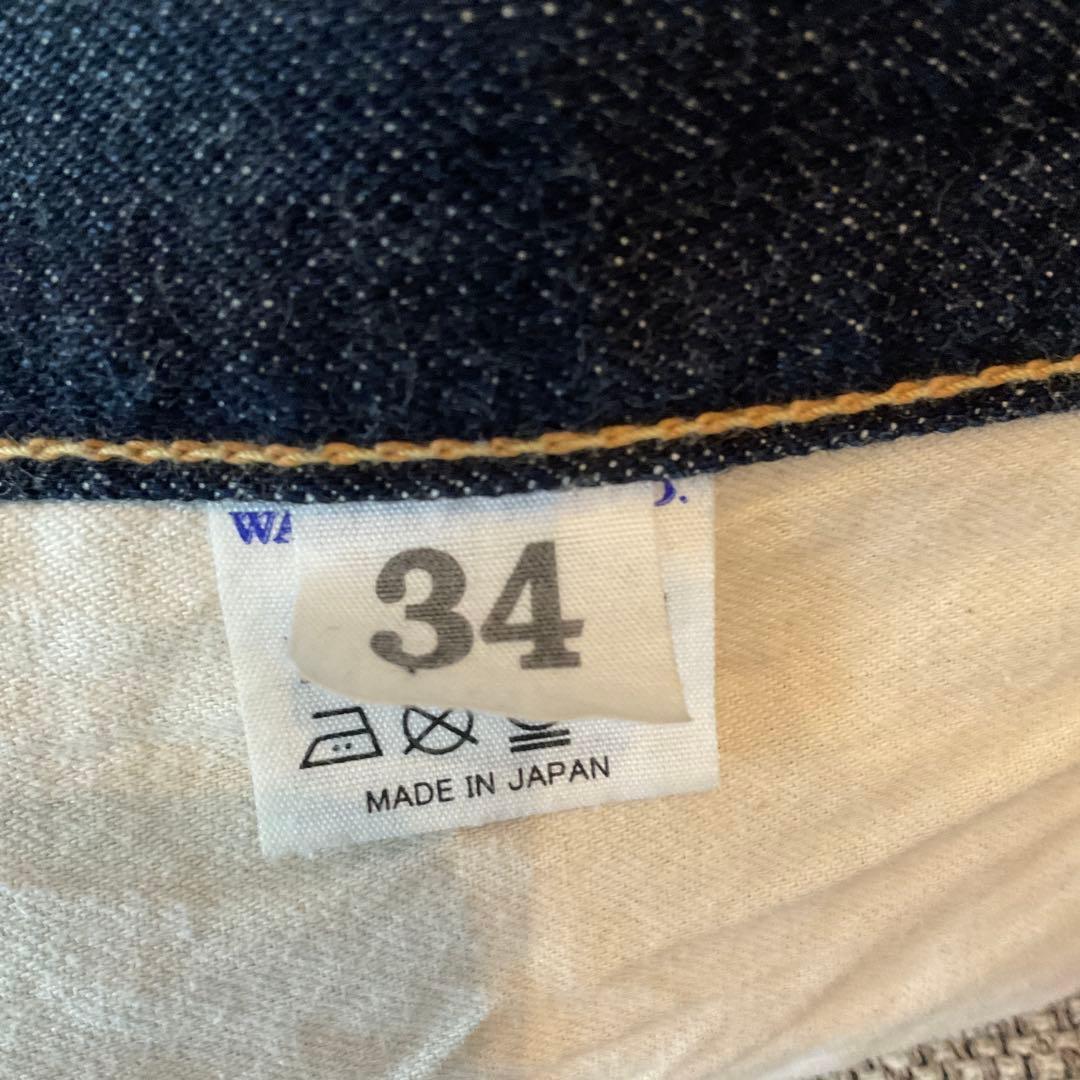 ク*ん様 WAREHOUSE 1001XX　W34　ウェアハウス　黒パッチ　限定