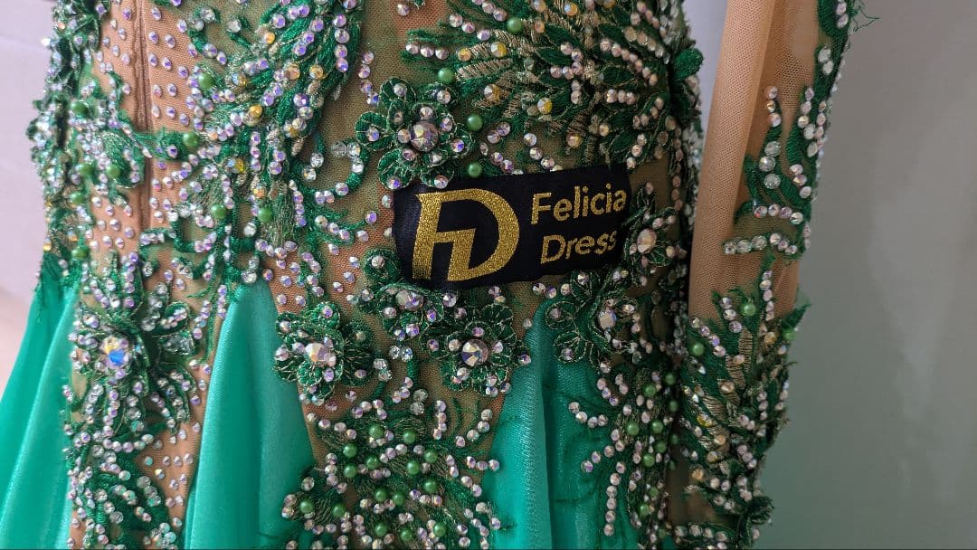 社交ダンス　スタンダードドレス　Felicia製