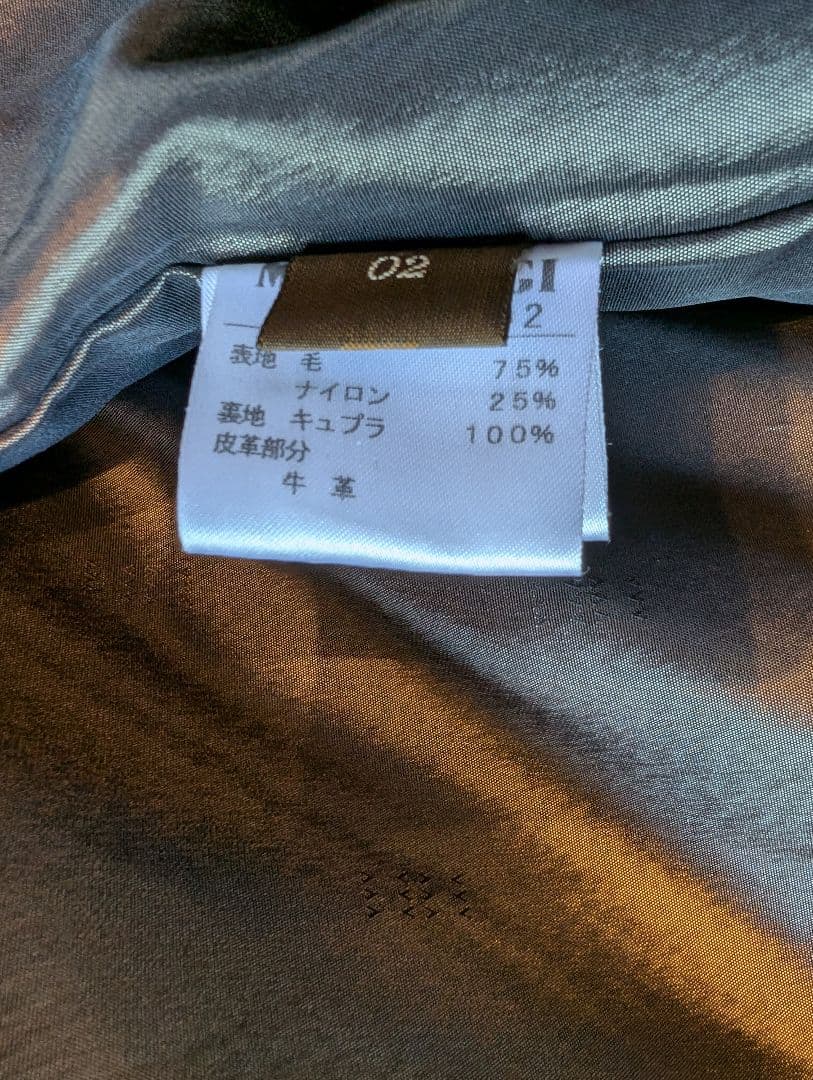 ディスティンクションメンズビギ　ダッフルコート　キャメル　イタリア製素材　日本製