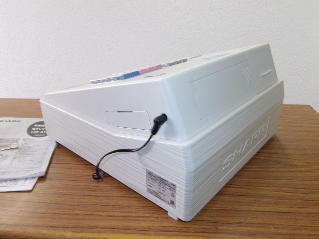 設定無料 SHARP XE-A147-W 2021年製 レジスター 250429