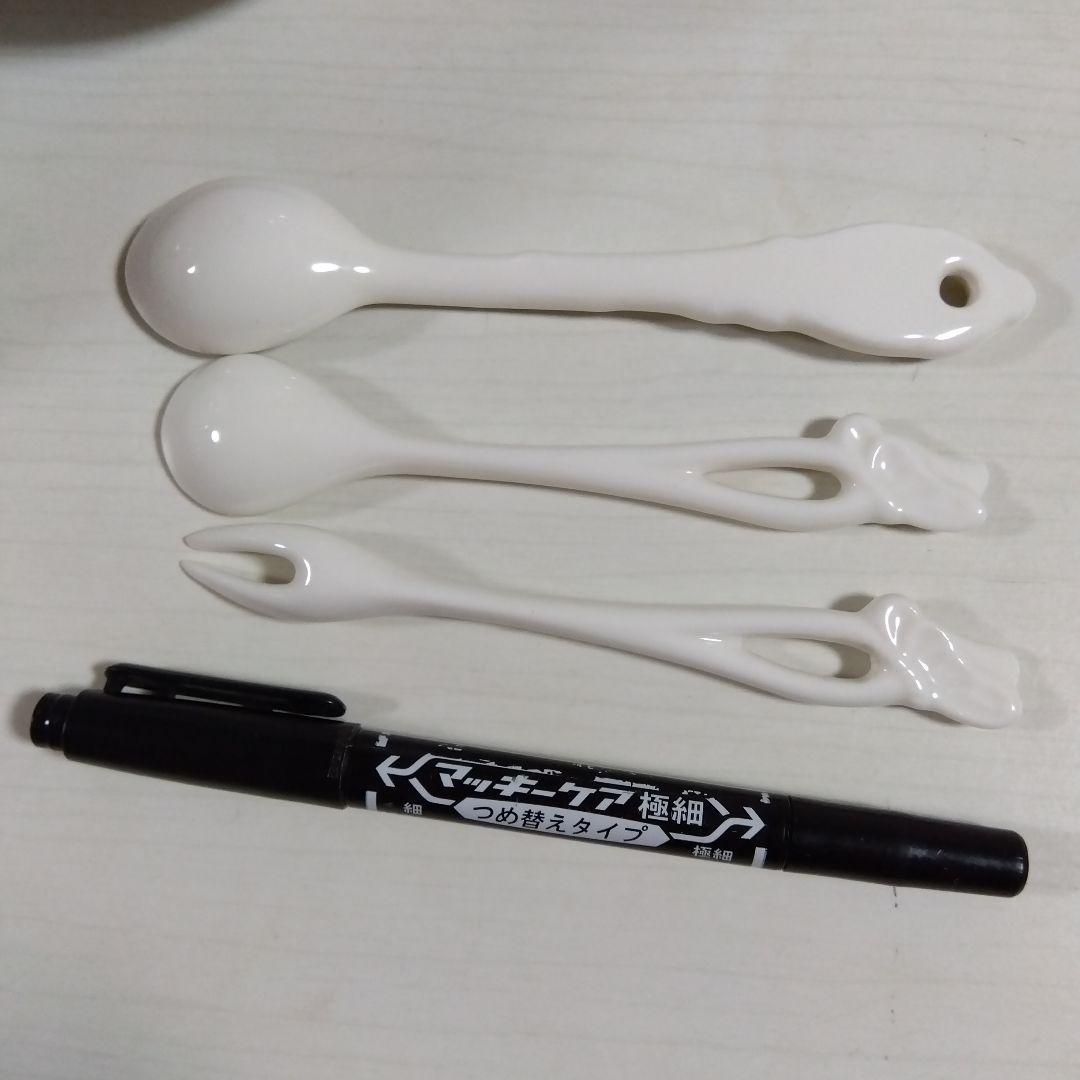 annarosa イタリア花柄陶器保存容器2個　ビンテージとスプーン3本セット