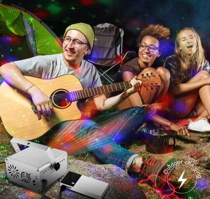 ステージライト投影ライトミラーボール USB充電 5V/2A SDカード