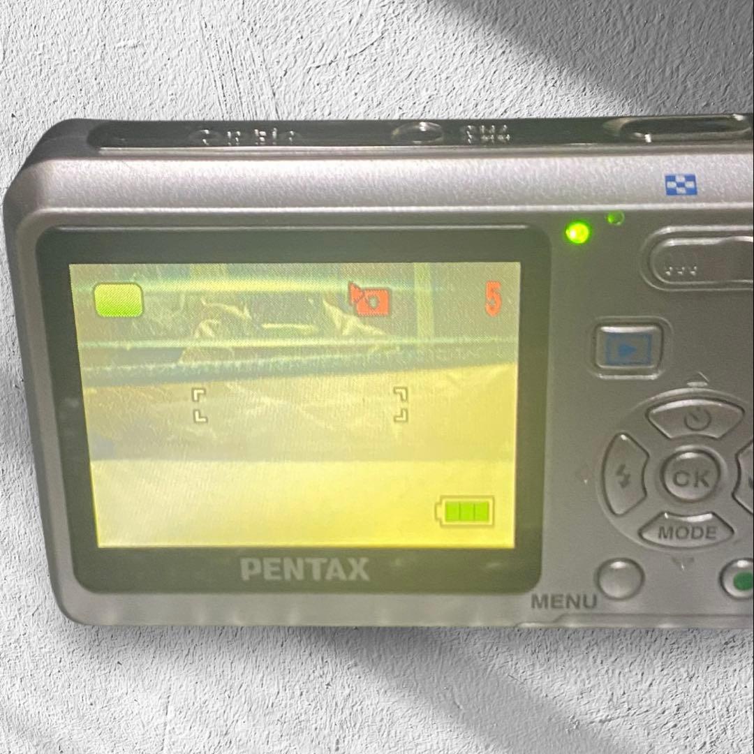 【良品】PENTAX Optio E50 コンパクトデジカメ 乾電池式