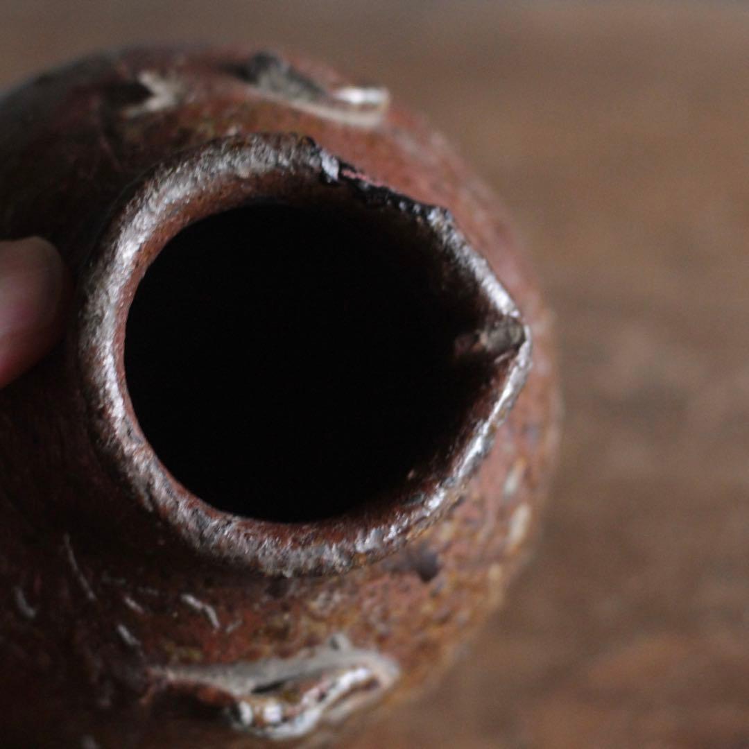 越前焼 お歯黒壺 壺 花器 古美術 古道具 アンティーク