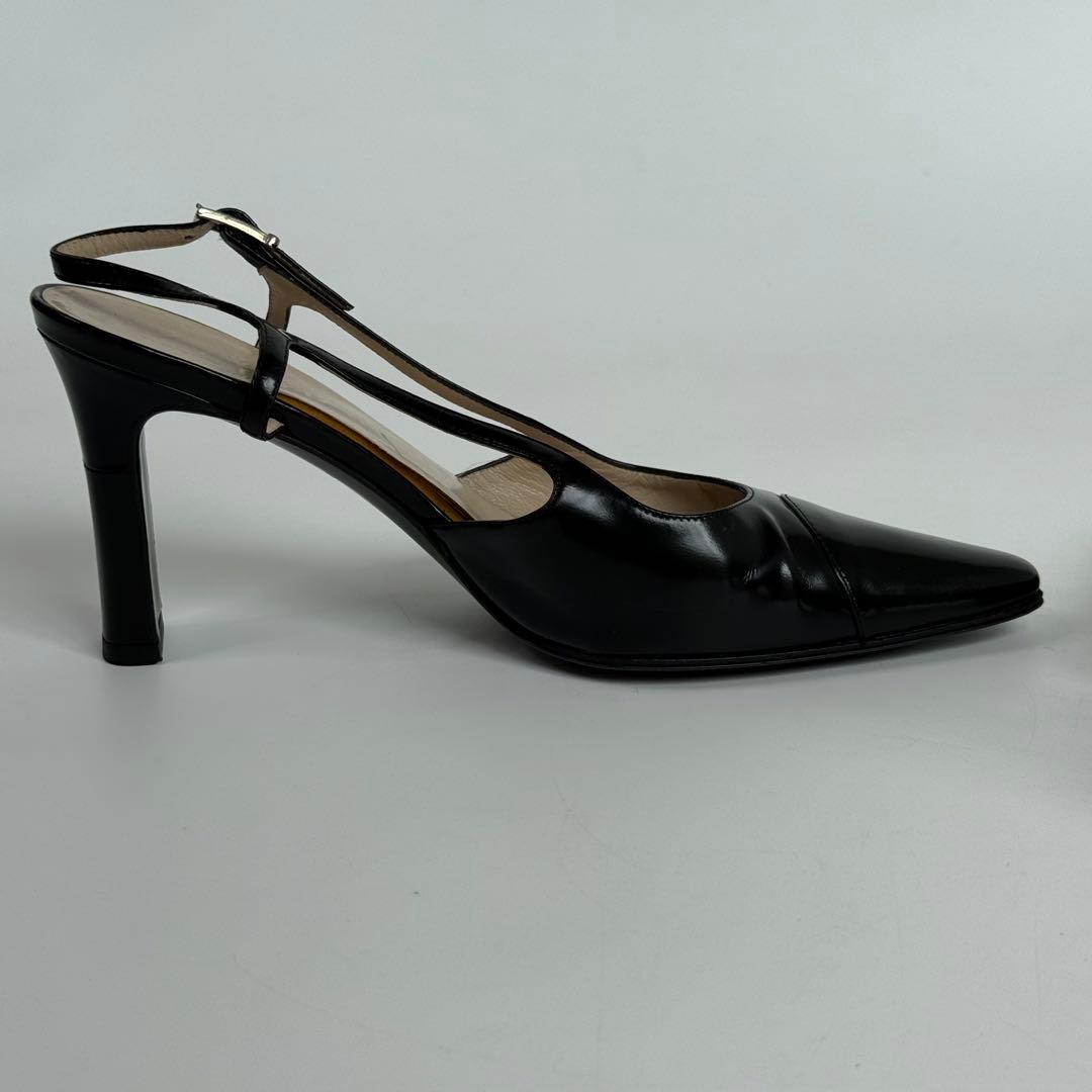 CHANEL シャネル レザーハイヒール パンプス 22.5cm C578