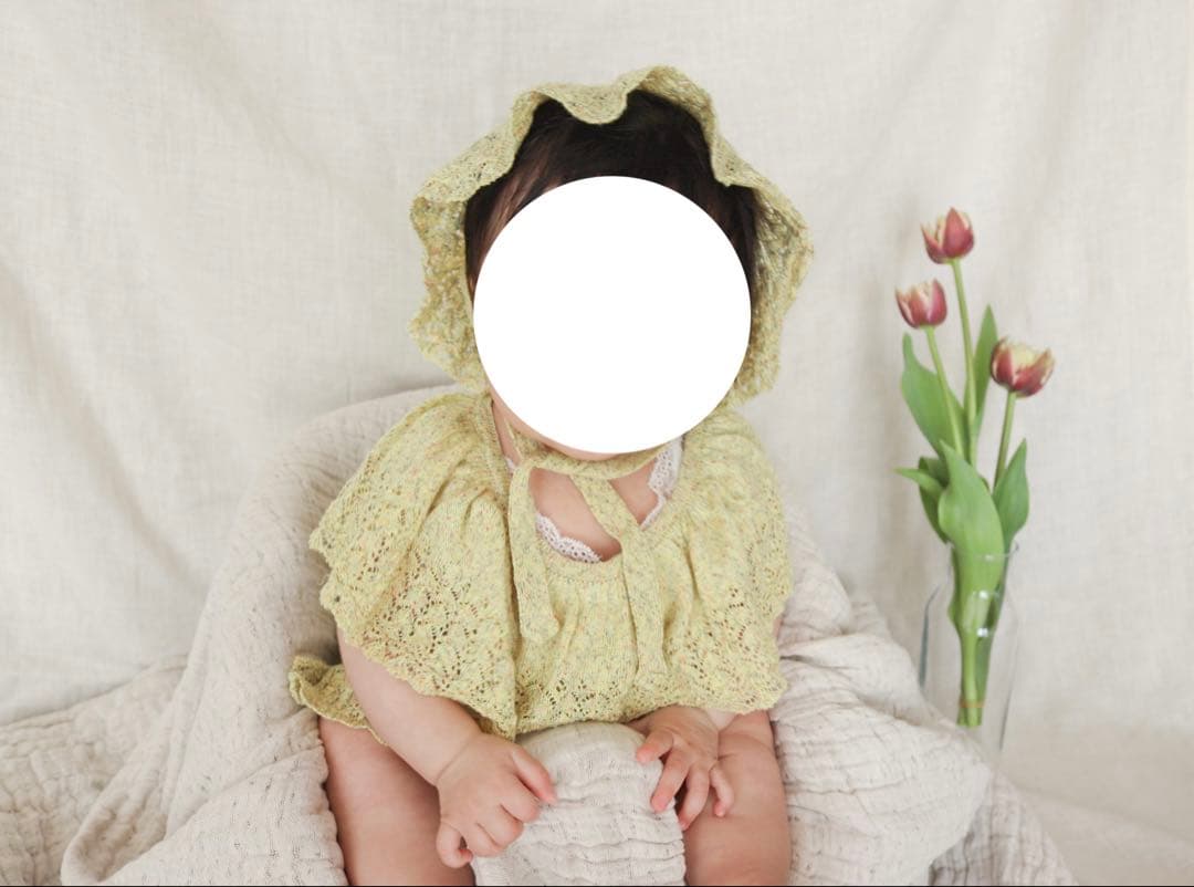 MABLI ニットロンパース　12m