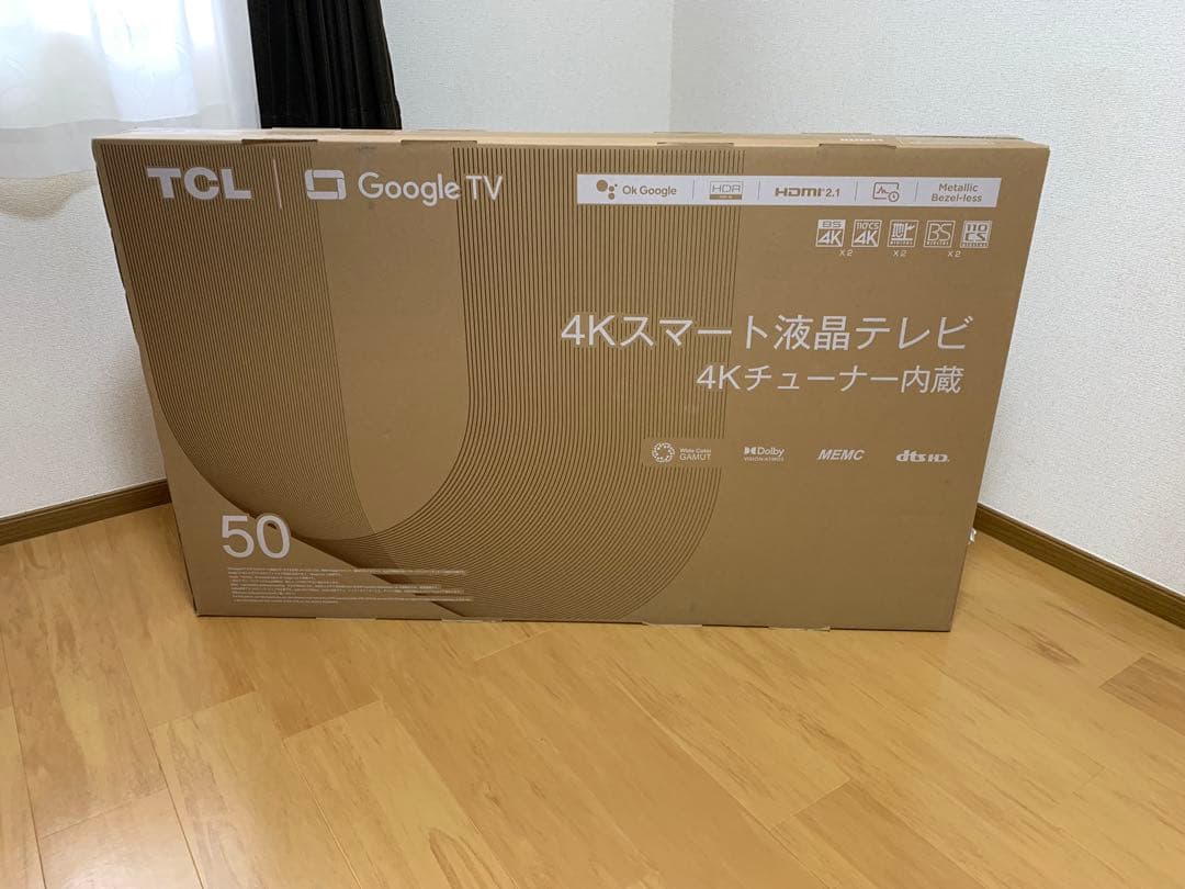 TCL 50インチ 4Kスマート液晶テレビ