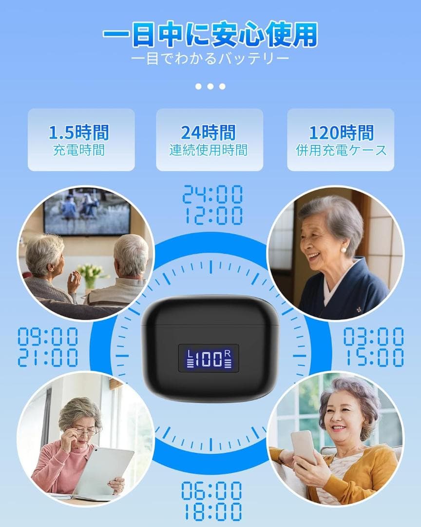 集音器 高齢者 しゅうおんき【2026進化版！革命的なデジタルチップ】