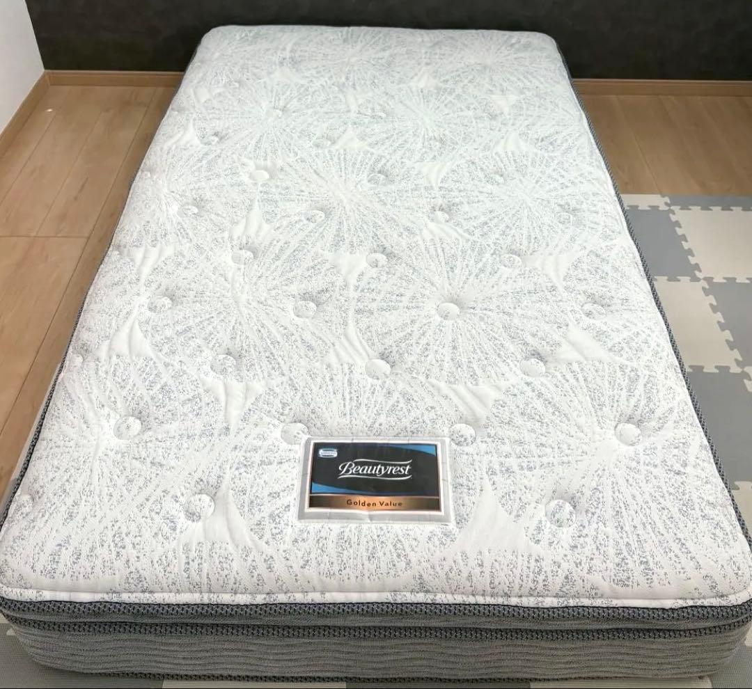 【極美品】Simmons Beautyrestピロートップ仕様 セミダブル送料込