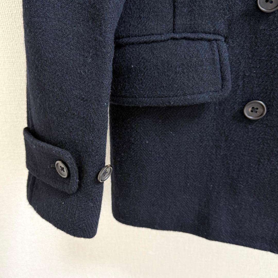 マーガレットハウエル Pコート ネイビー ウール ユニセックス