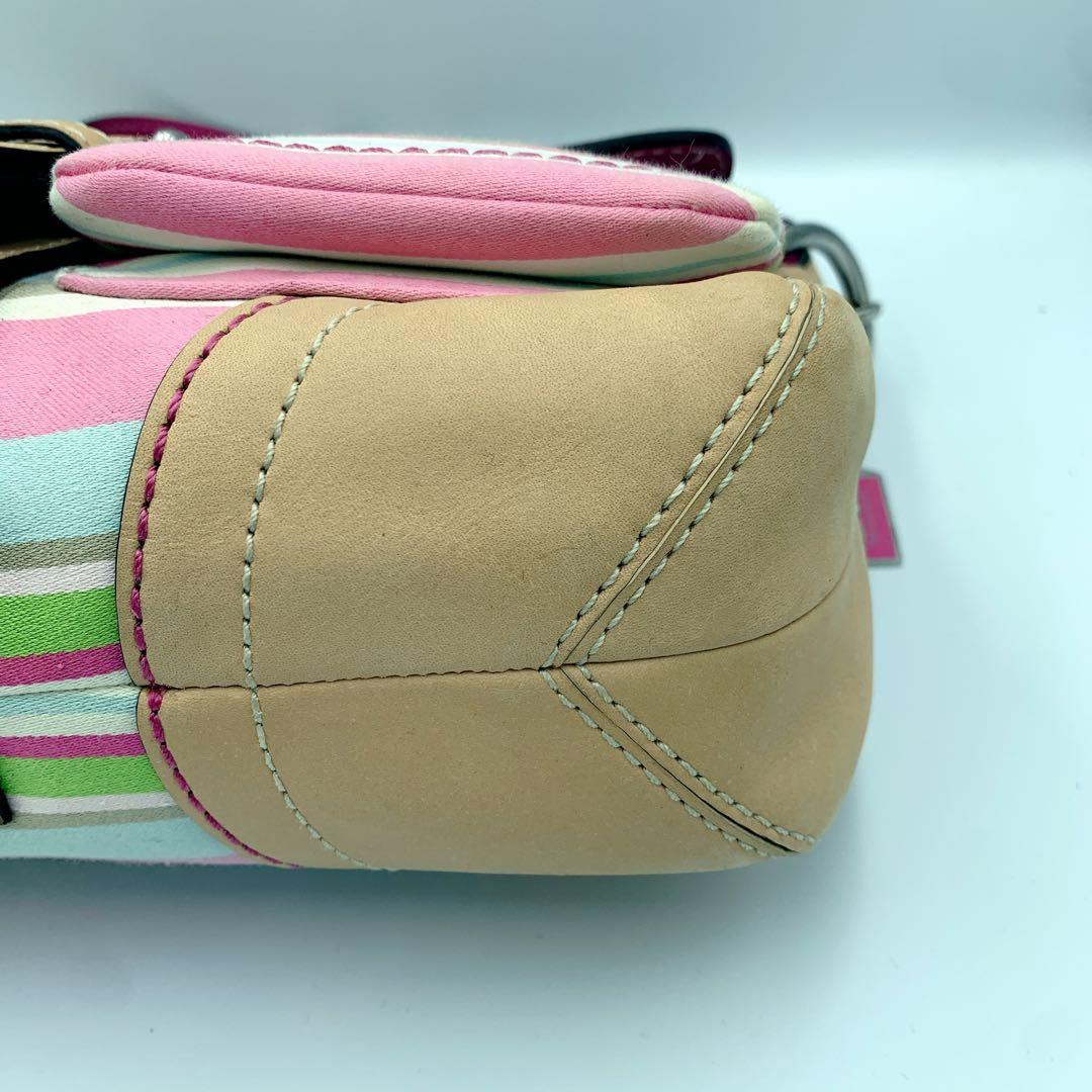 COACHコーチ ソーホー　ショルダーバッグ　キャンバス　マルチカラー
