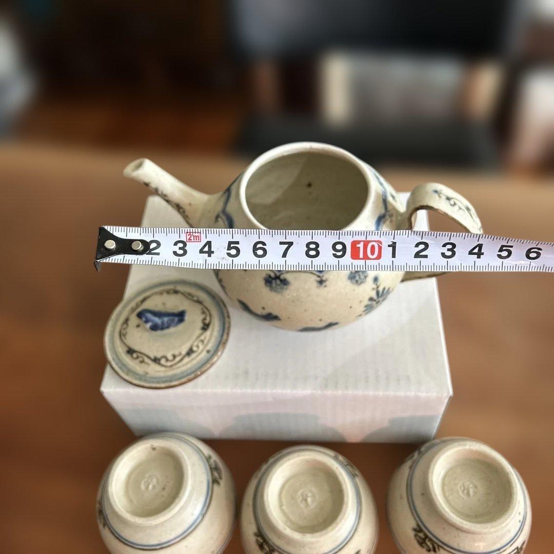 ✴️大幅値下げ✴️【中西申幸】鳥遊戯画急須と湯呑み茶碗チュンチュン3個セット