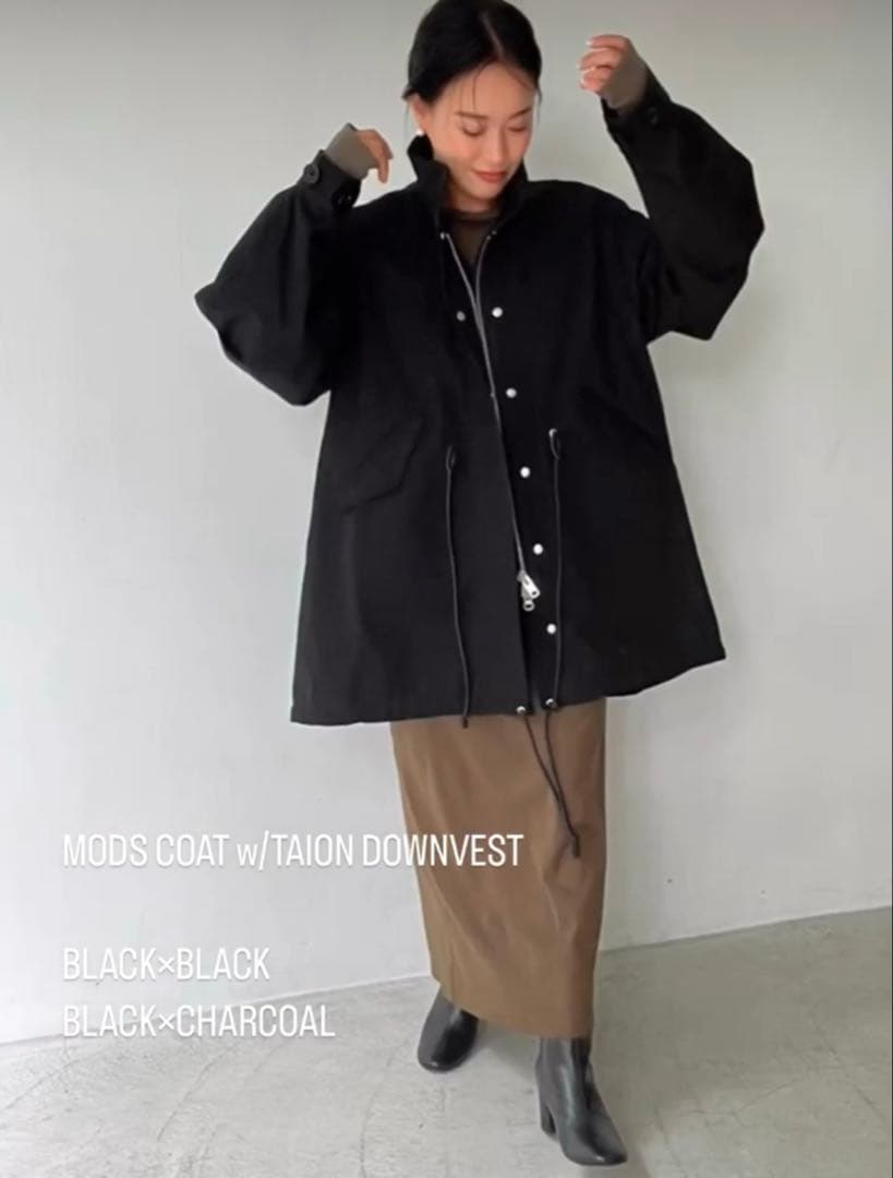 Rita Jeans Tokyo 石岡真実さんコラボ Aライン モッズコート