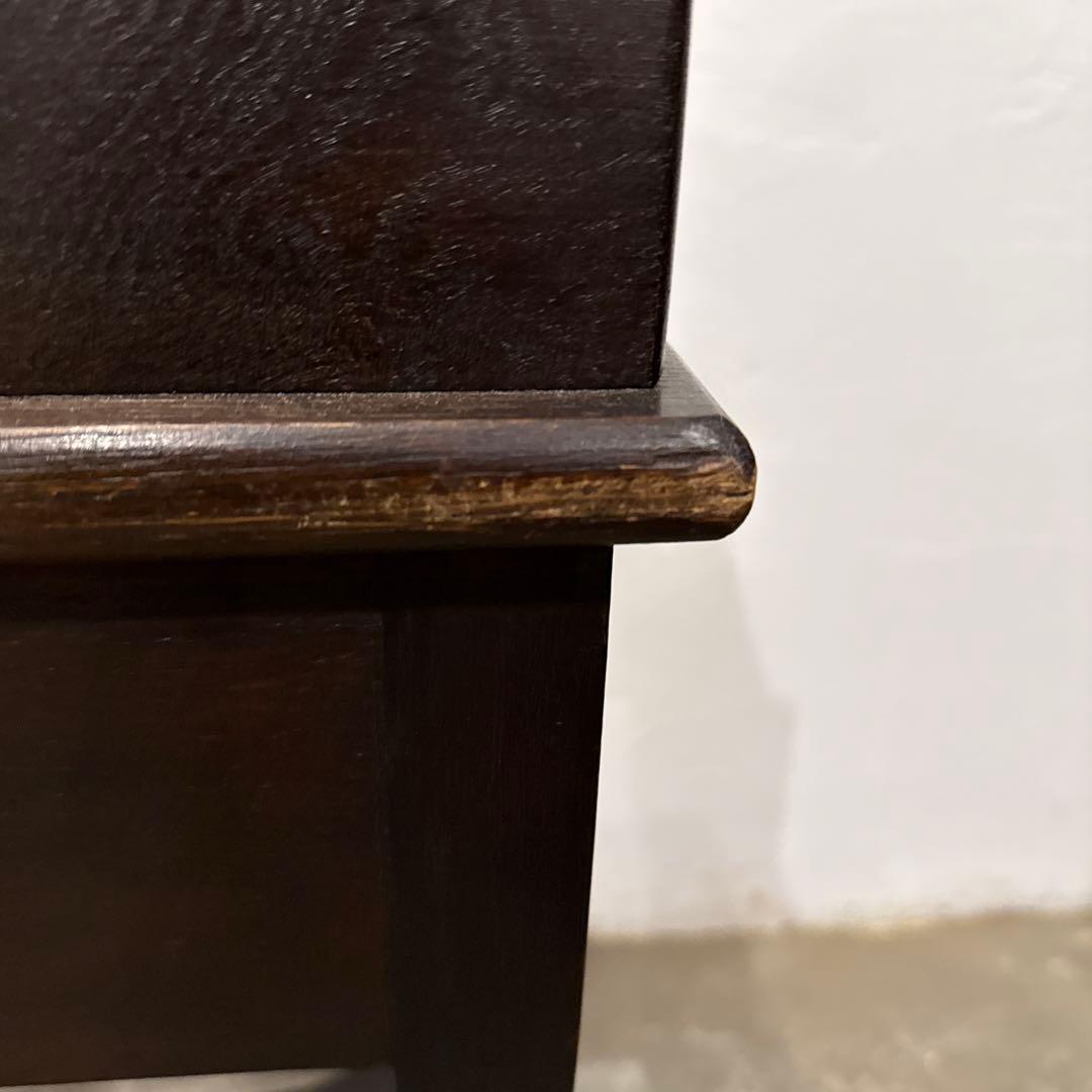 ビンテージ　木製サイドテーブル　ベッドサイドテーブル　2