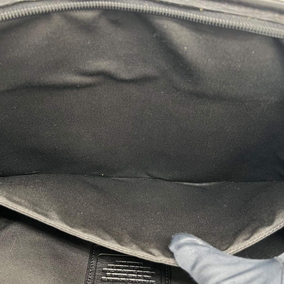 美品　COACH　コーチ　ビジネスバッグ　オールレザー　ブラック