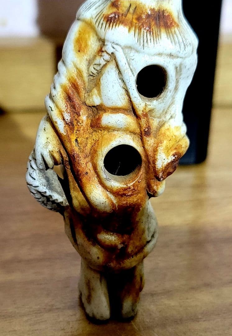 珍品　時代物　平戸焼　根付　提げ物　骨董品、美術品