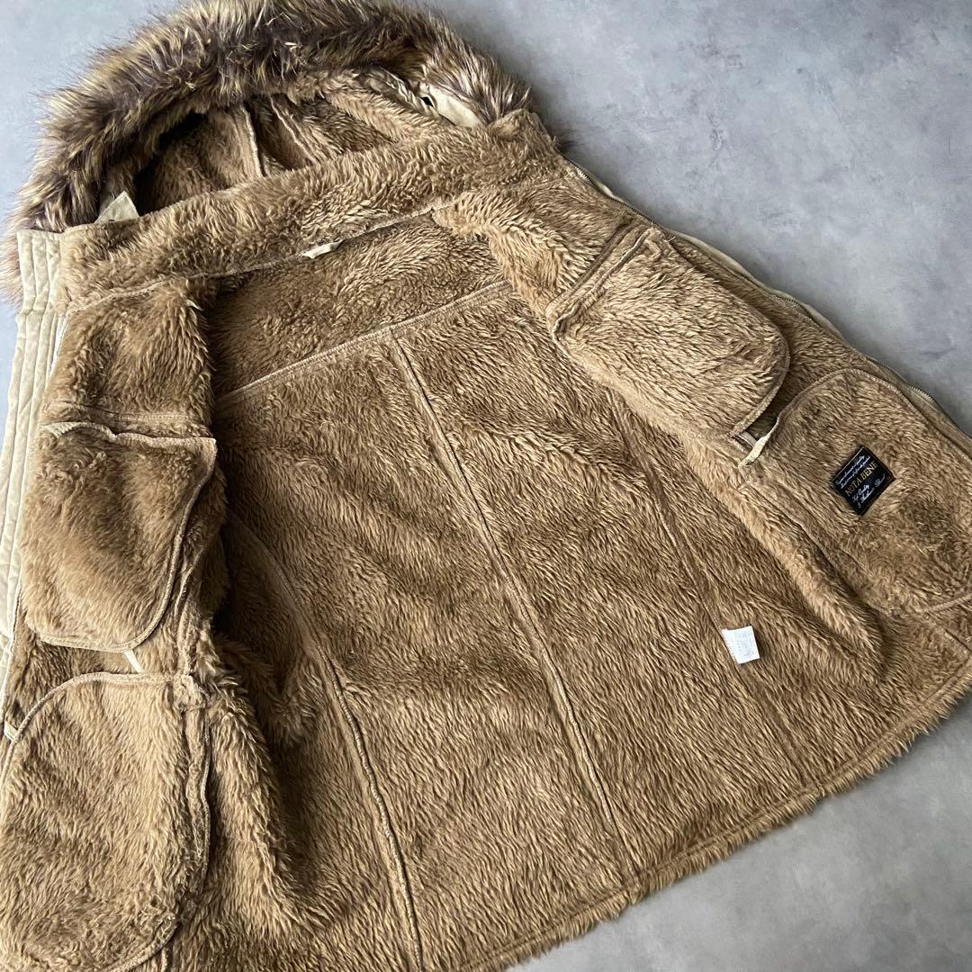 ジャケット・アウター archive grunge fur mouton jacket y2kCD21