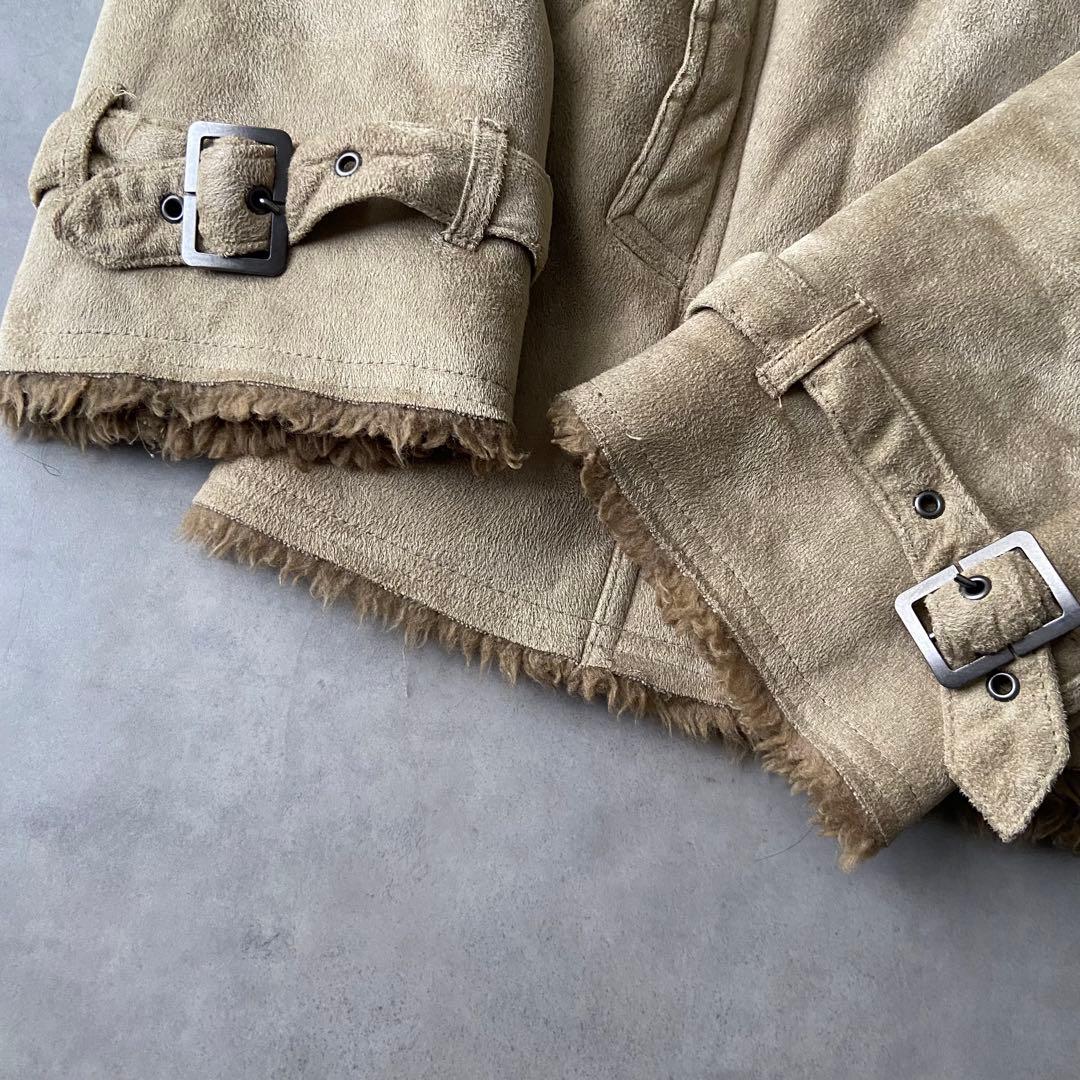 ジャケット・アウター archive grunge fur mouton jacket y2kCD21