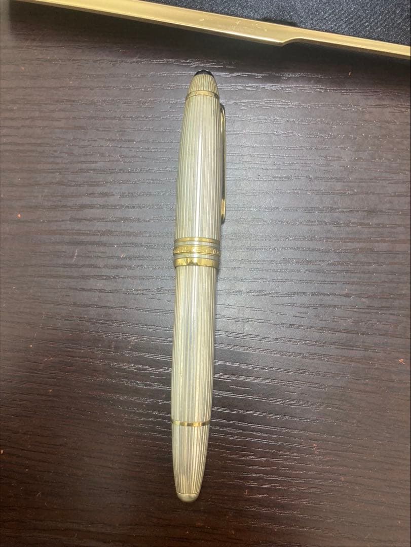 モンブラン マイスターシュテュック ソリテール 万年筆 シルバー 925 18K