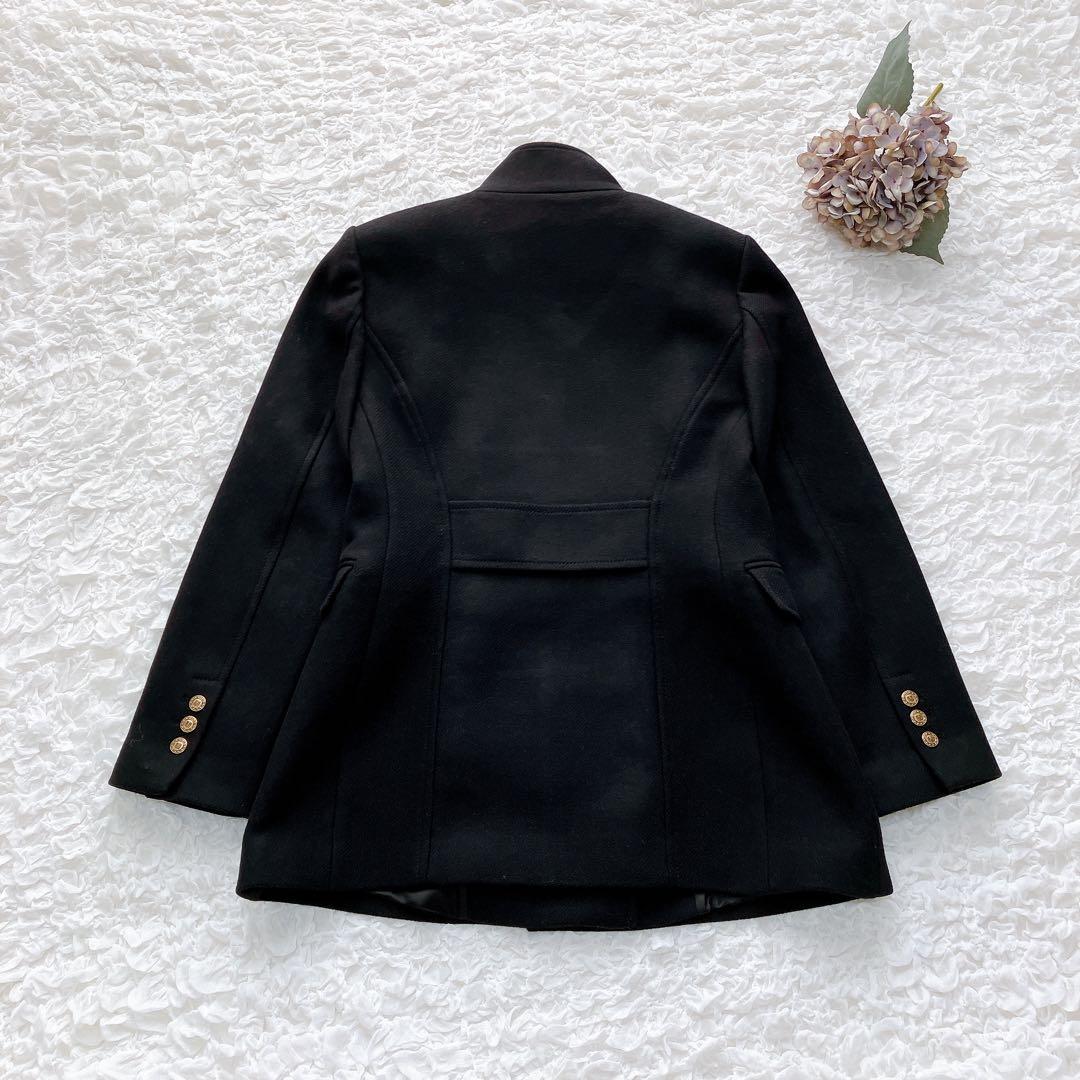 ザラ　マンテコ　ナポレオンコート　ジャケット　ブラック　M