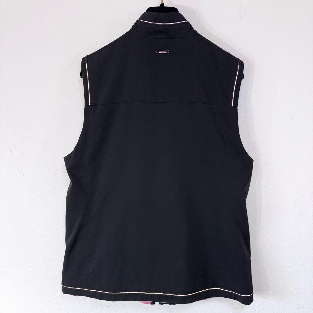 83美品　LEONARDレオナール リバーシブル　ベスト