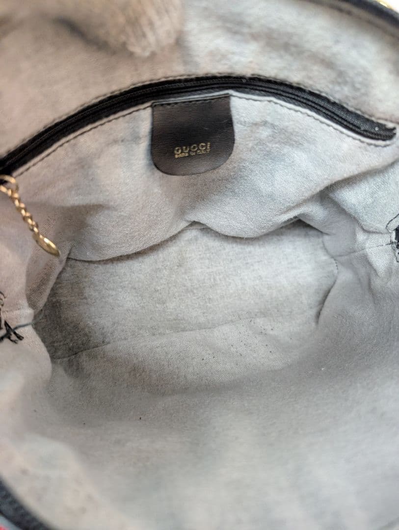 美品 極希少！Gucci バンブー レザーミニハンドバッグ ショルダーバッグ廃盤