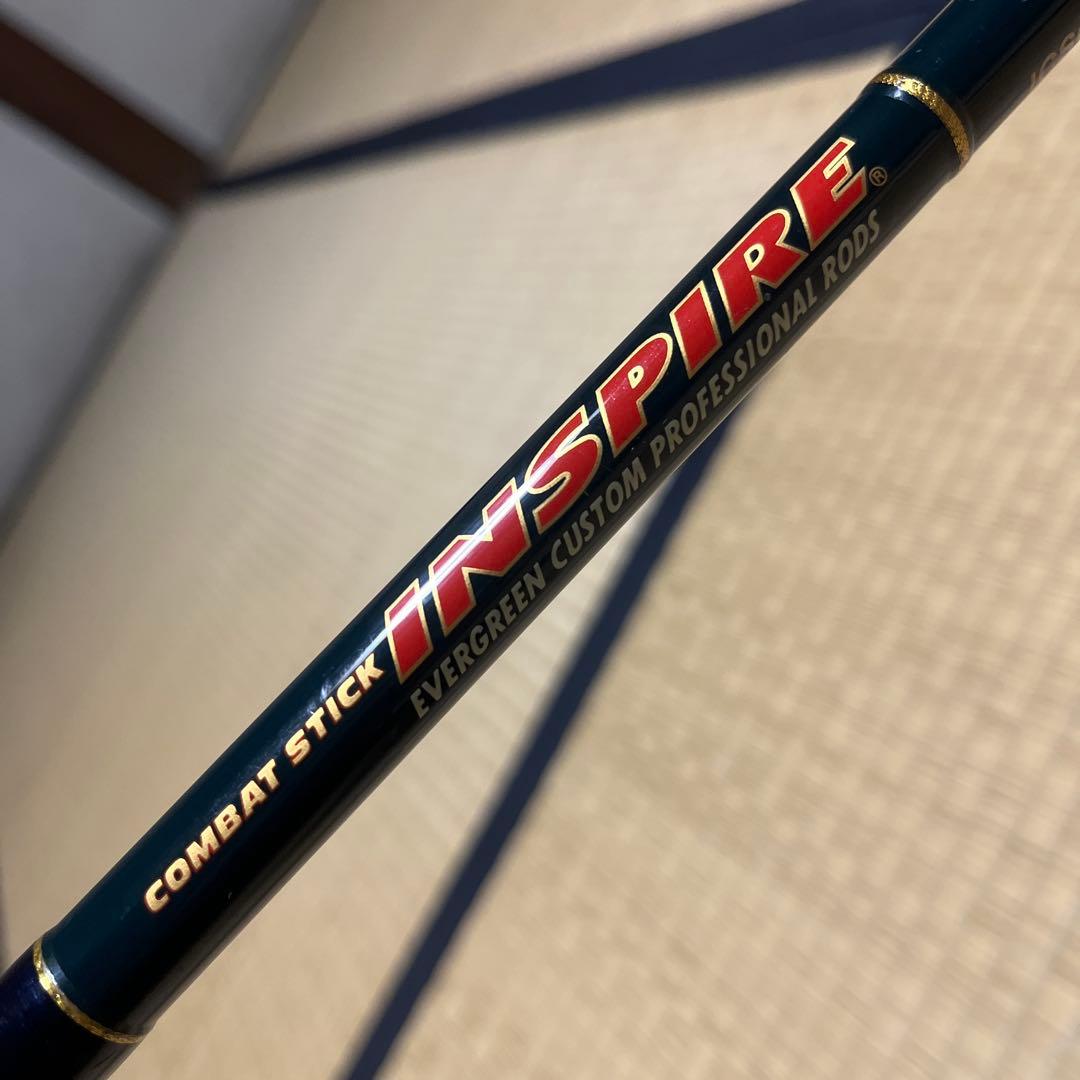 【名機 名竿】エバーグリーン コンバットスティック インスパイア チタンゴールド