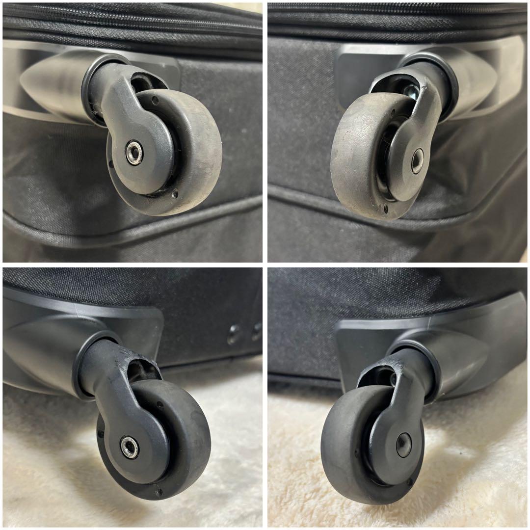 【廃盤・美品】無印良品 半分の厚みで収納できるソフトキャリーケース (S)