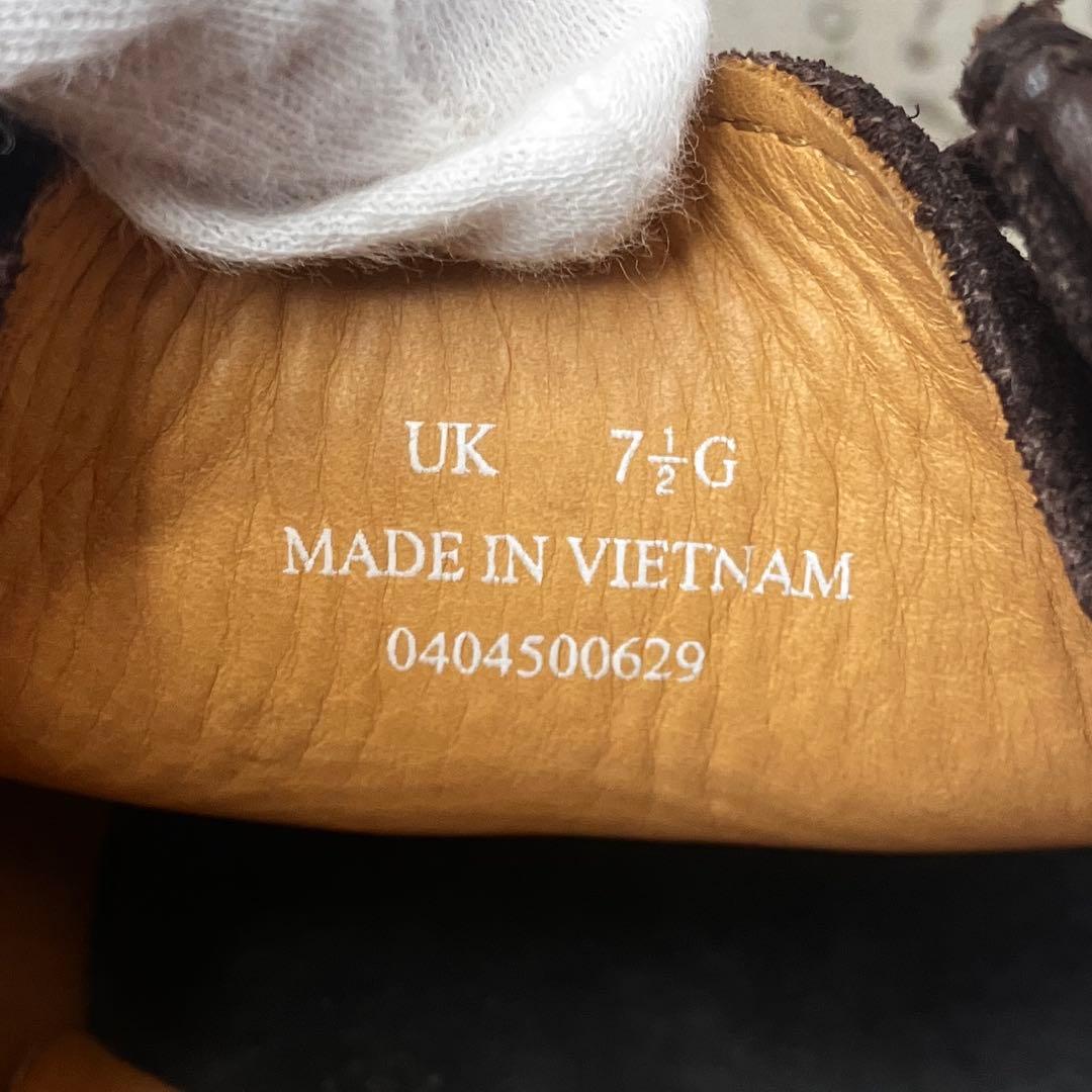 クラークス ナタリー　ワラビー　モカシン　スエード　ブラウン　ダークブラウン