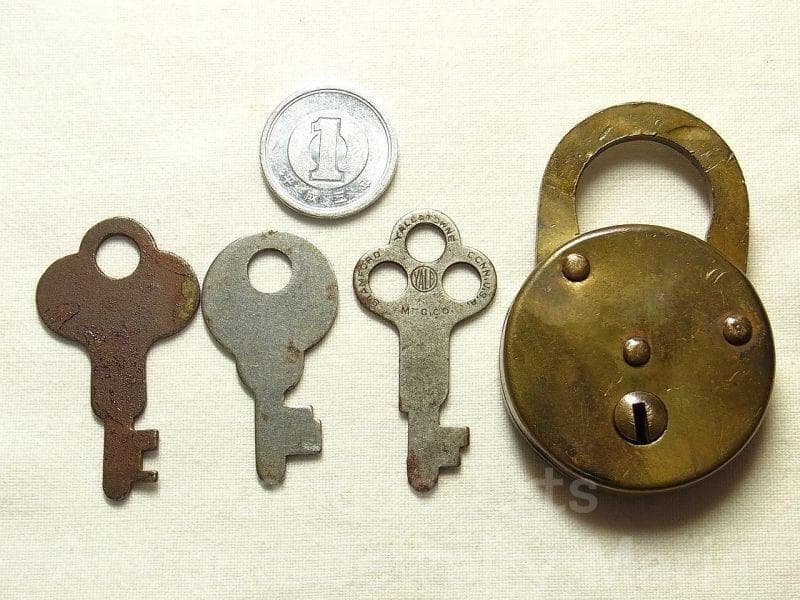 《p1051》“Mars”（火星）1900年初頭 P&F Corbin社 南京錠