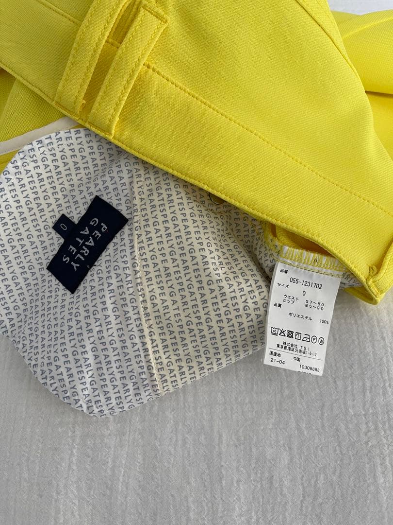 PEARLY GATES イエローパンツ レディース