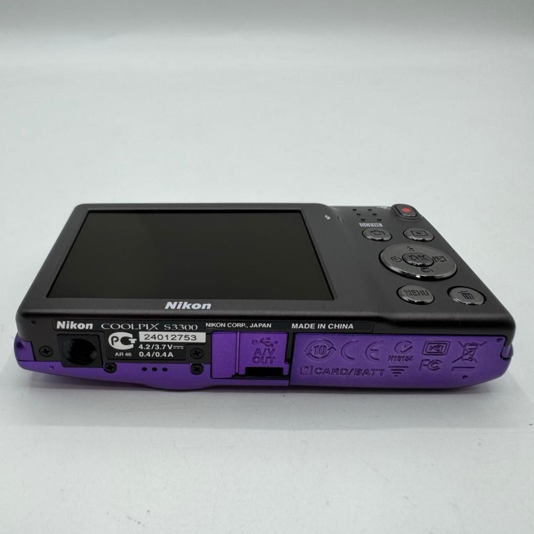 Nikon COOLPIX S3300 パープル コンパクトデジタルカメラ