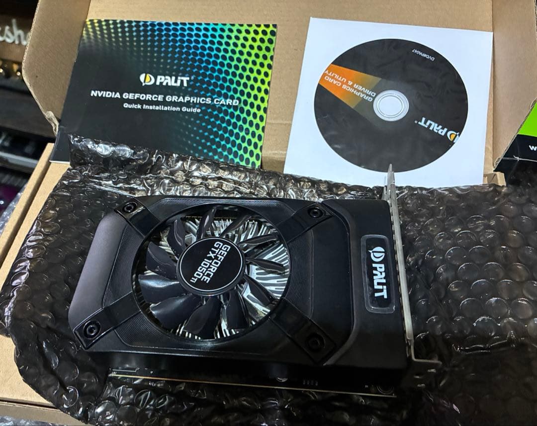 【美品】Palit GeForce GTX 1050 Ti StormX 4GB