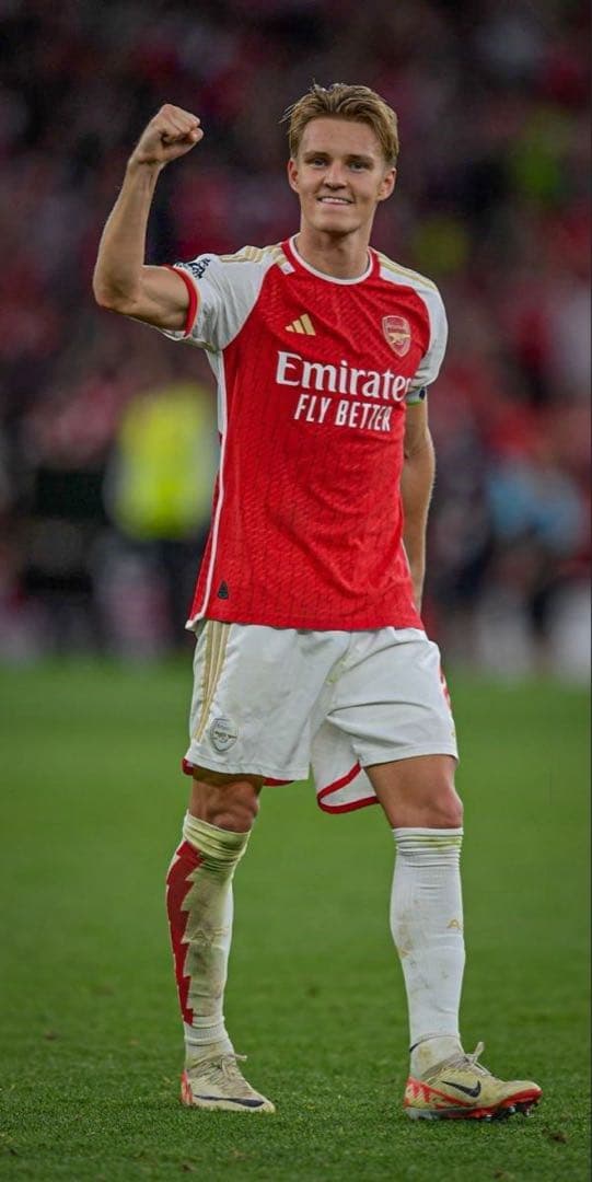 【正規品・美品】アーセナル ウーデゴール23/24 ユニフォーム　日本XL