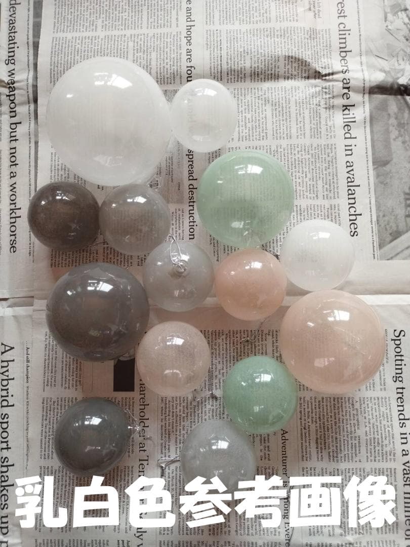 バブルガラスボールシーリングライトオーロラシーリングランプシャボン玉ランプ